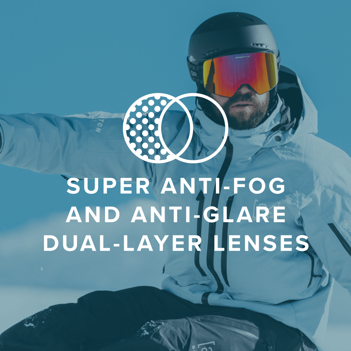 Denali Snow Goggle - Tectonic Stealth