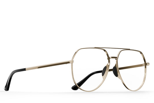 Tangle Free Aviator Hex Rx - Gold