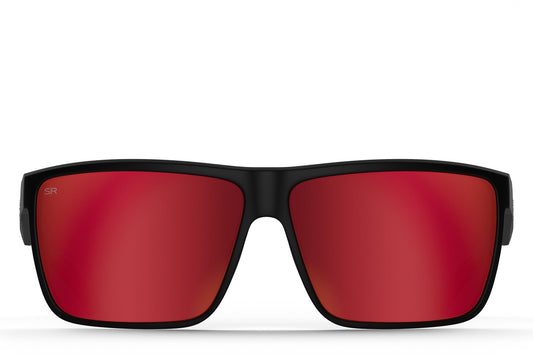 Cayman - Black Red Polarized